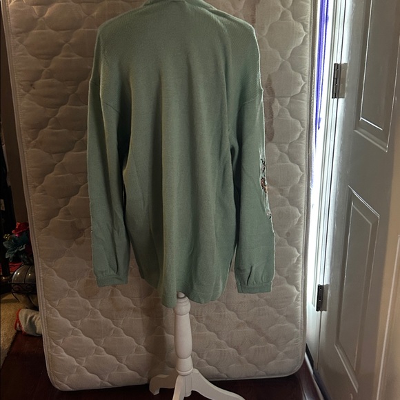 Disney Mint Green Cardigan with  Bambi Embroidery - Picture 5 of 5
